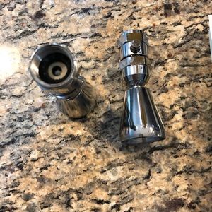 Polished Silver Shower Head